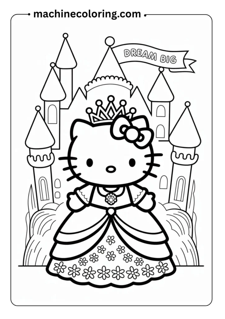 Hello Kitty Coloring Pages (11)