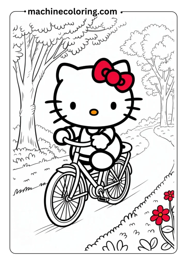 Hello Kitty Coloring Pages (12)