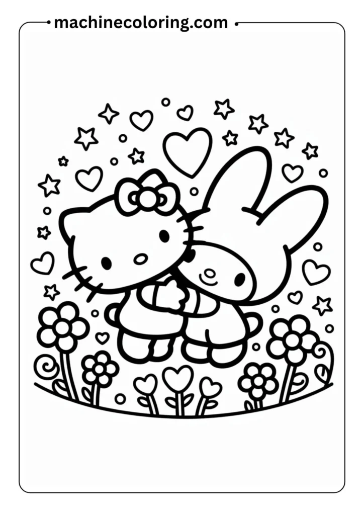 Hello Kitty Coloring Pages (13)