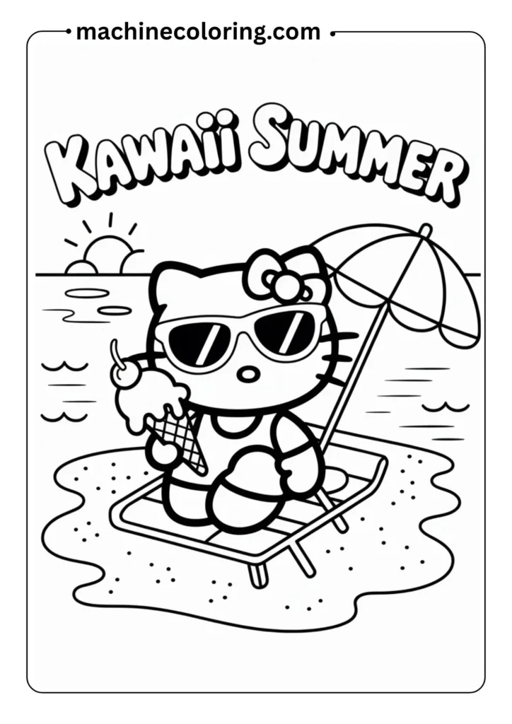 Hello Kitty Coloring Pages (14)