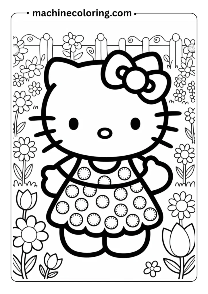 Hello Kitty Coloring Pages (17)