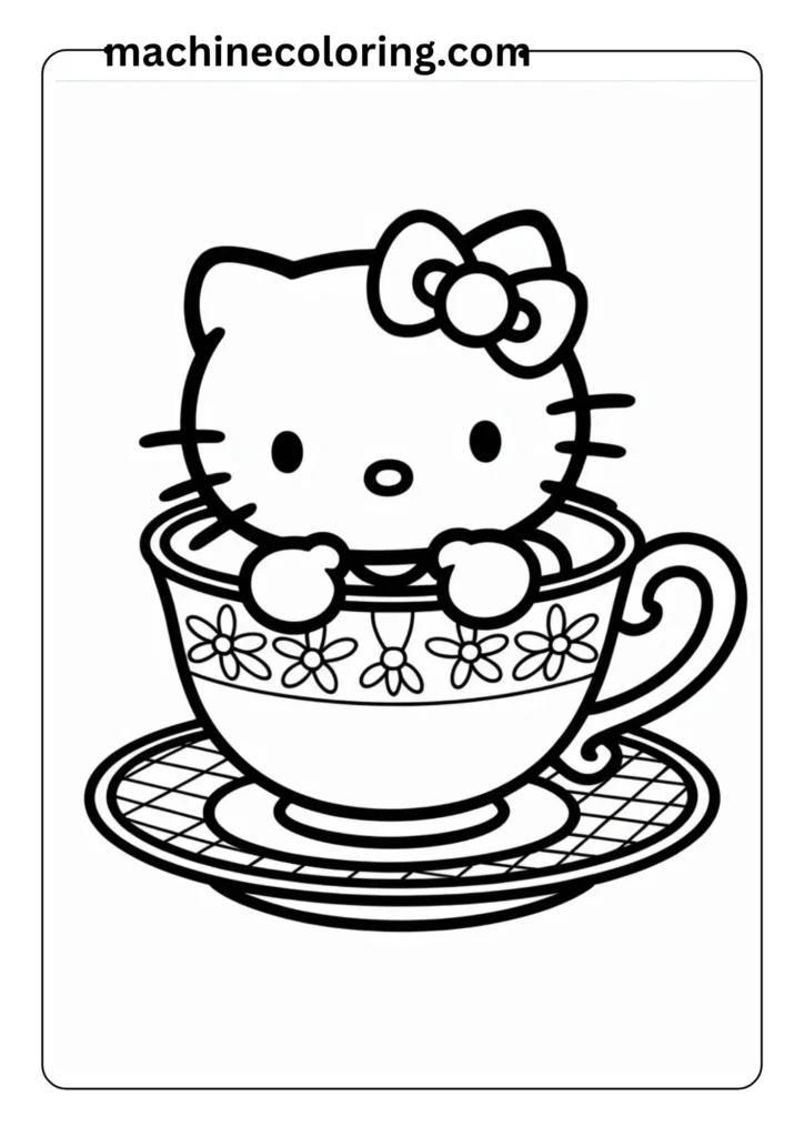 Hello Kitty Coloring Pages (19)
