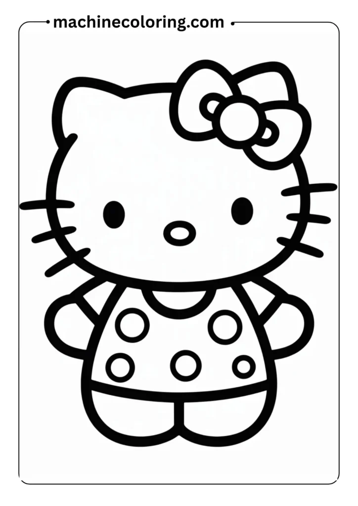 Hello Kitty Coloring Pages (2)
