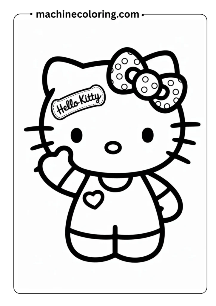 Hello Kitty Coloring Pages (20)