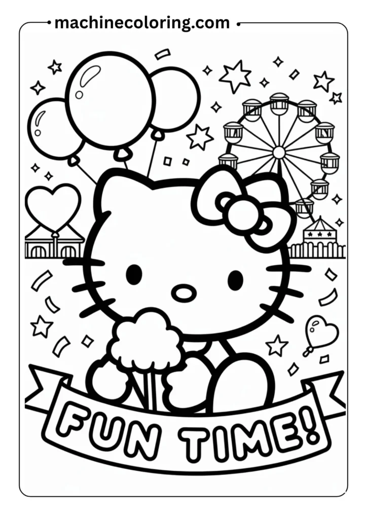 Hello Kitty Coloring Pages (3)