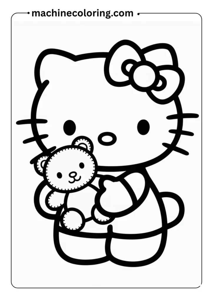 Hello Kitty Coloring Pages (7)