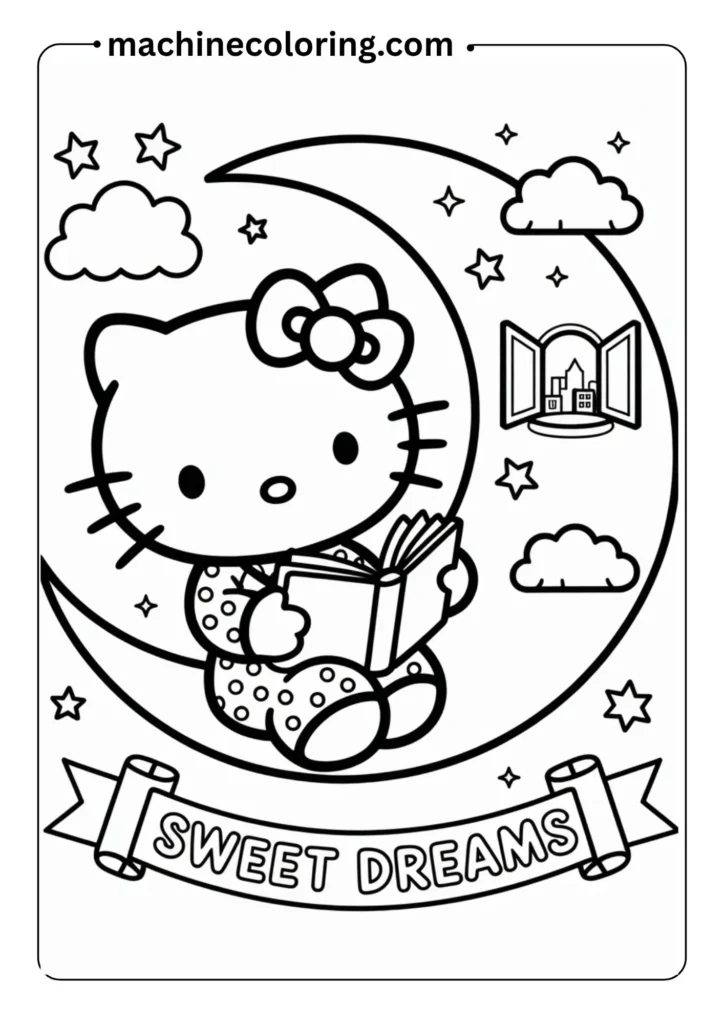 Hello Kitty Coloring Pages (9)