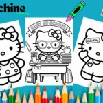 Hello Kitty Coloring Pages