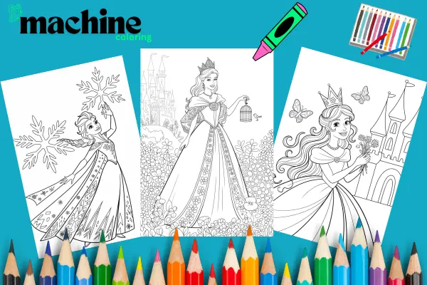 Princess Coloring Pages